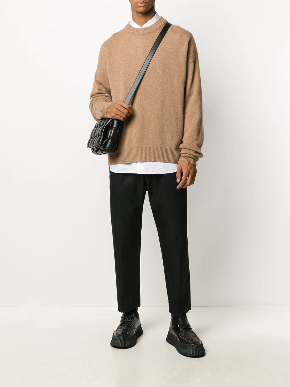 cashmere crew neck jumper - 2