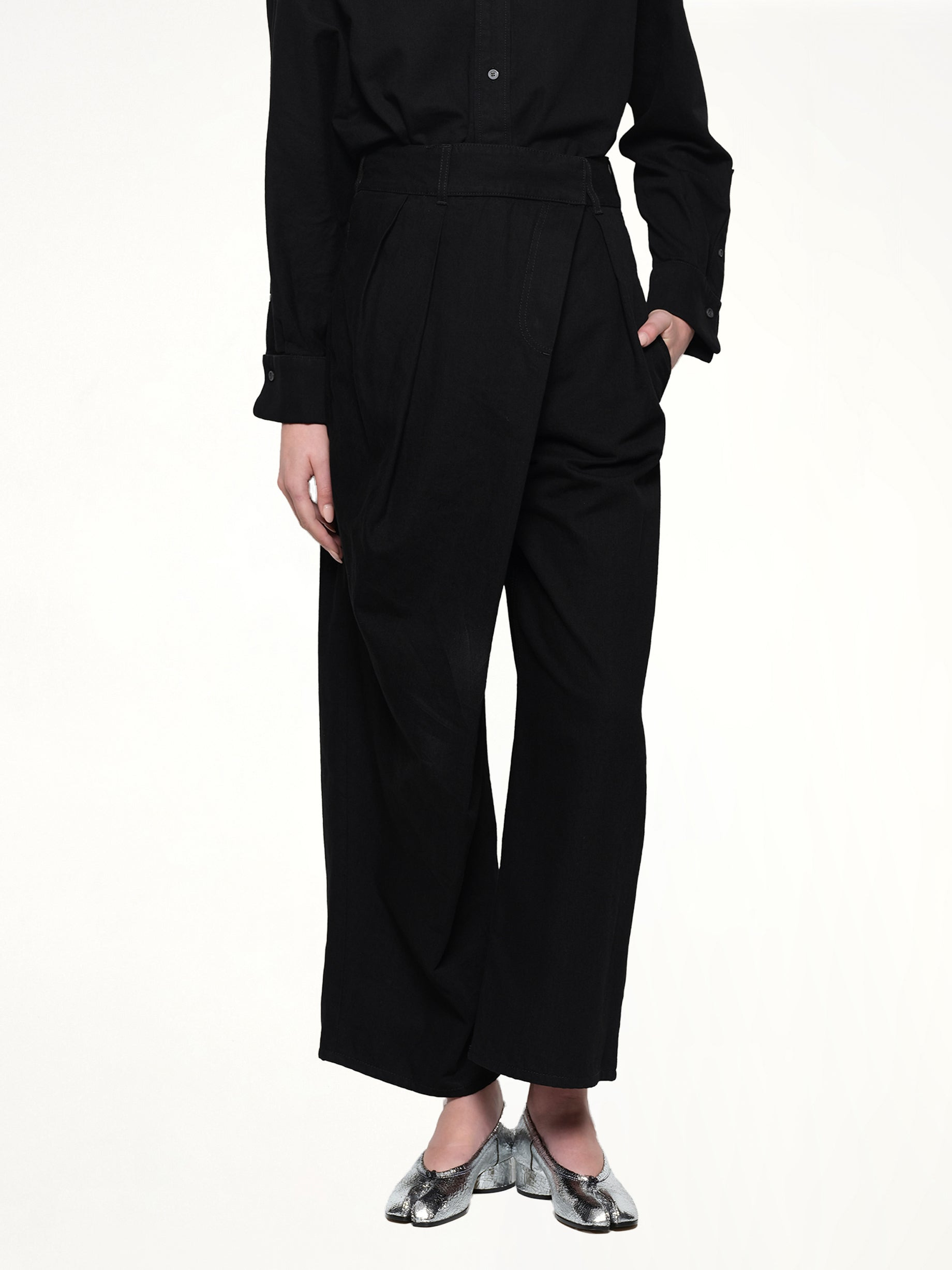 Wrap Jeans AF in Black - 6