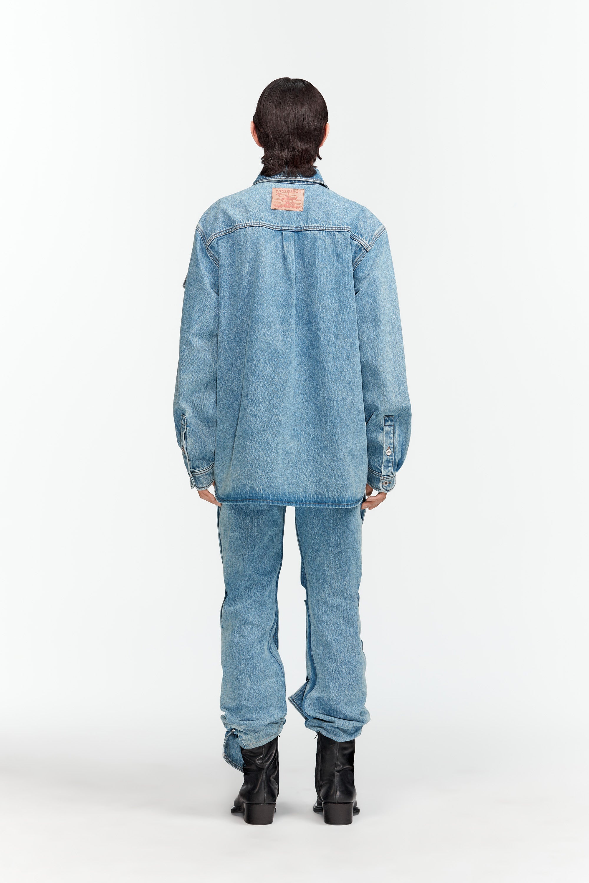 Snap Off Denim Shirt - 6