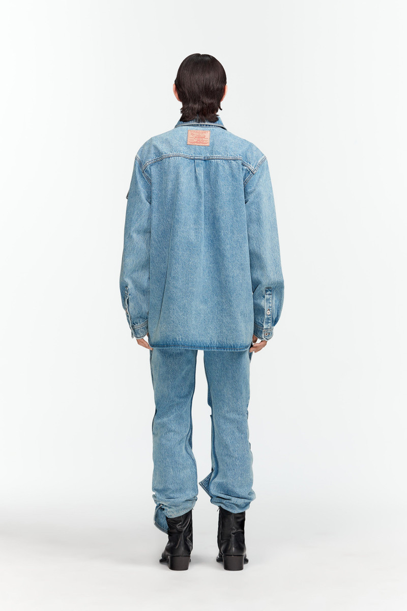 Snap Off Denim Shirt 6