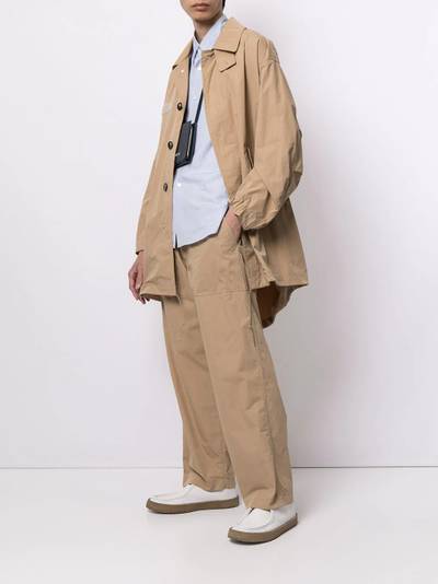 Fumito Ganryu drawstring-waist trousers outlook