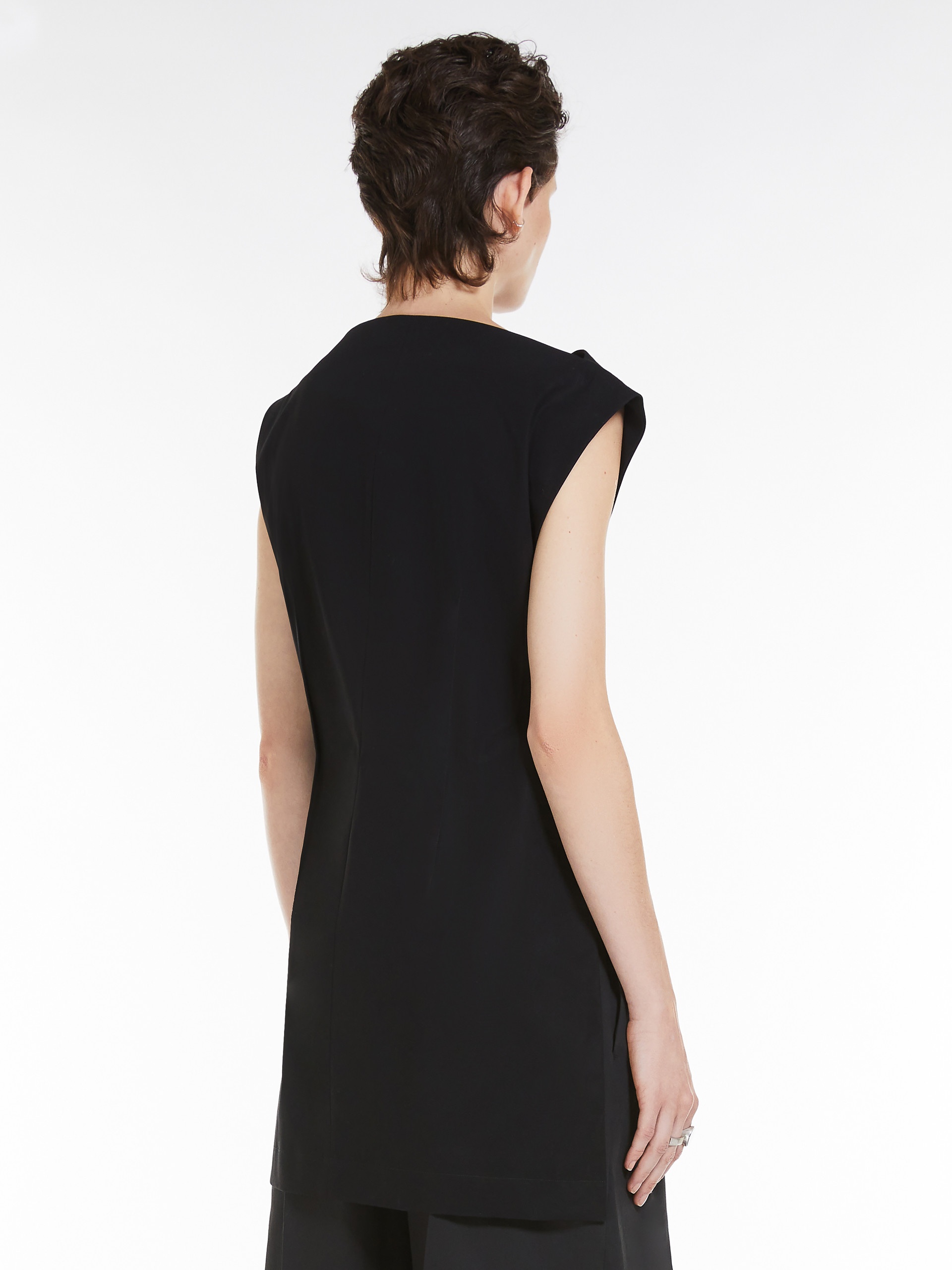 MARAT Sleeveless waterproof gabardine tunic - 4