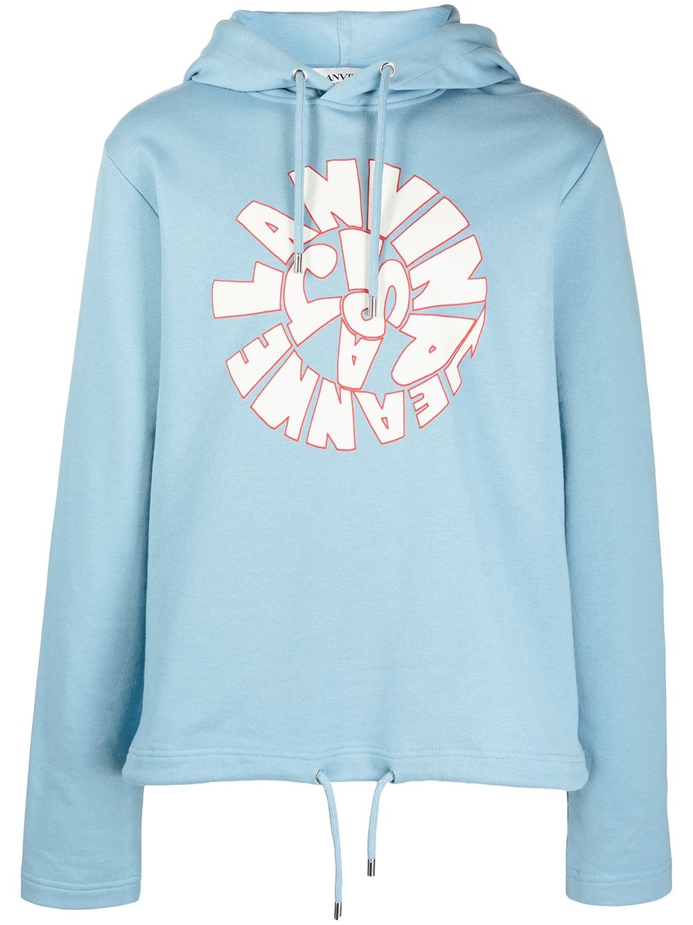 logo-print hoodie - 1