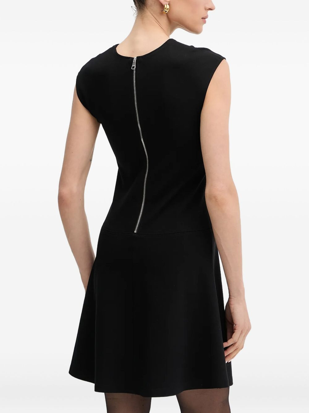 v-neck dress - 4