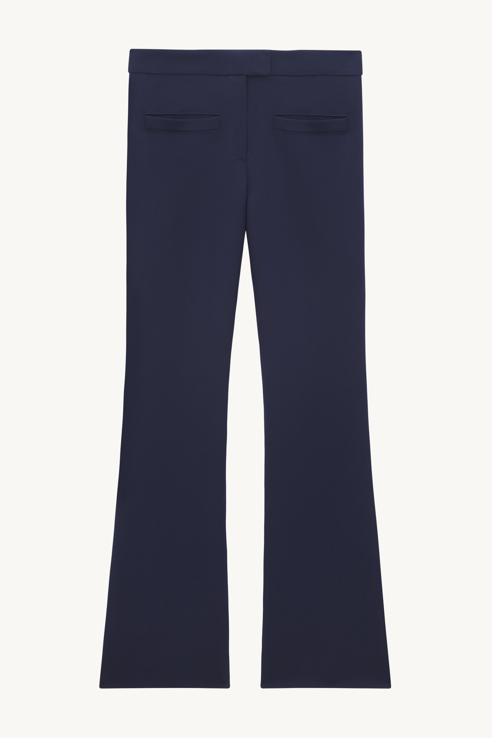 TWILL ZIPPED PANTS - 1