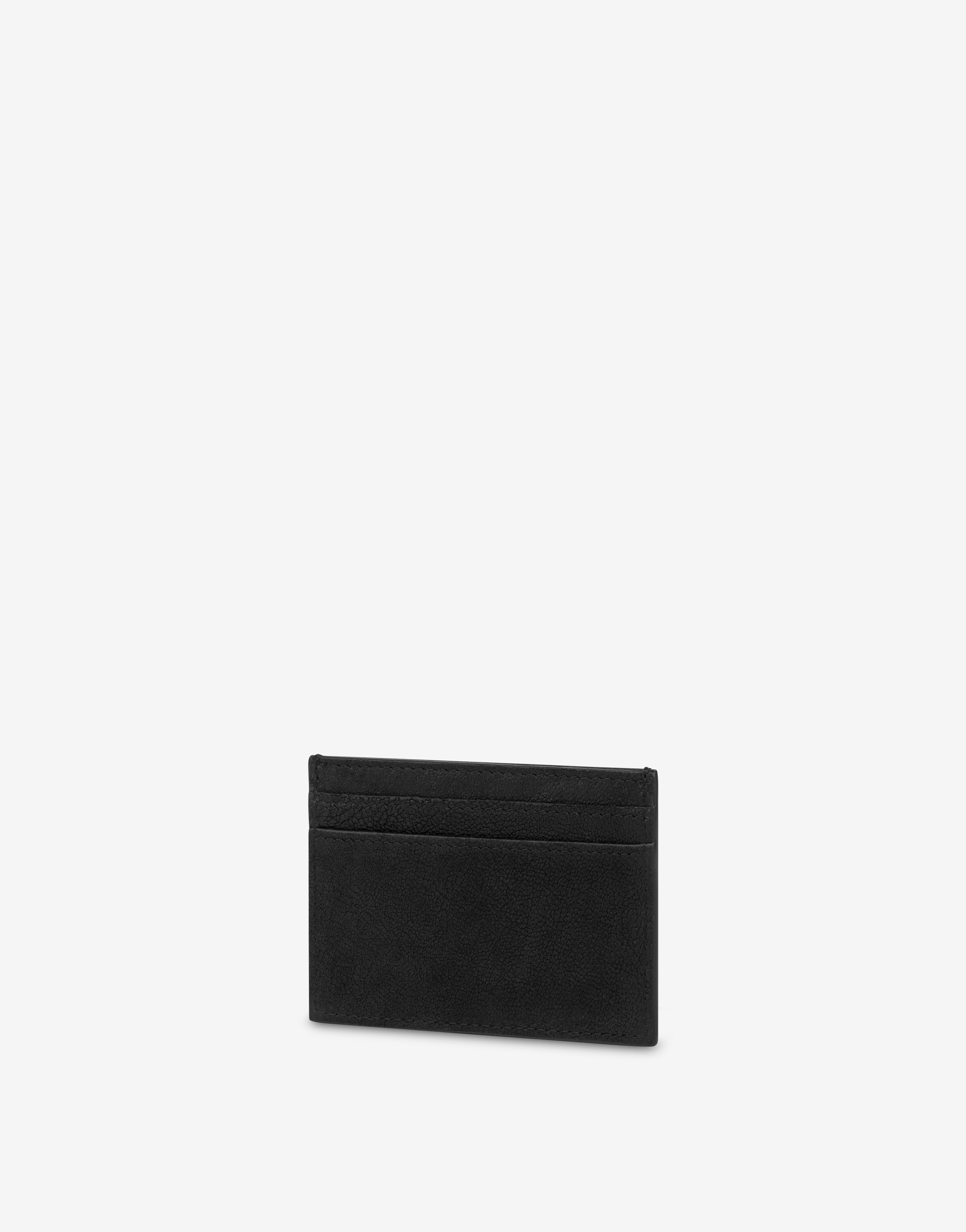 WASHED NAPPA LEATHER CARD HOLDER - 2