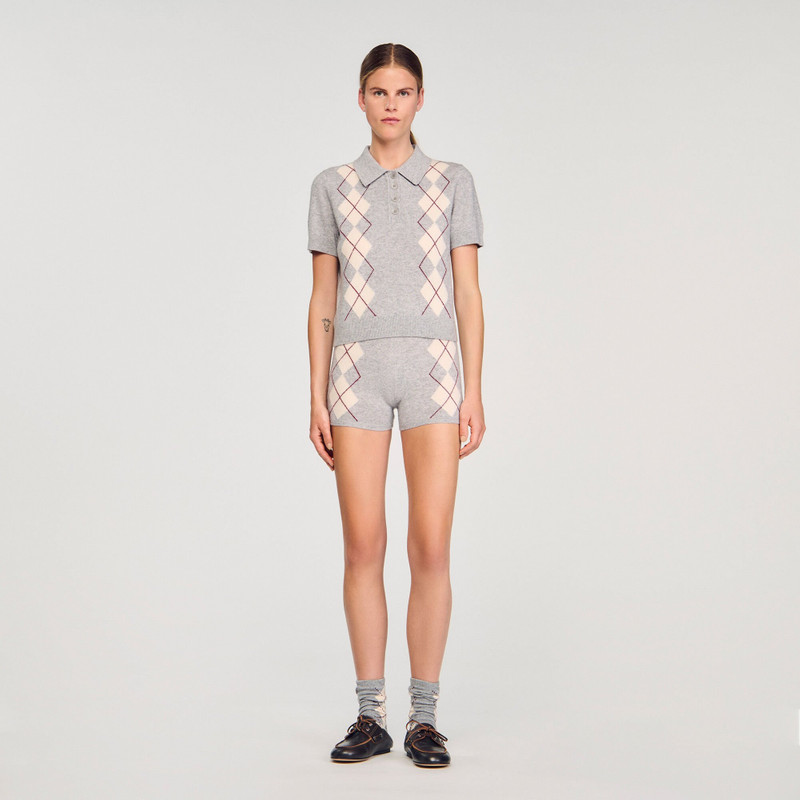 ARGYLE POLO SWEATER 3