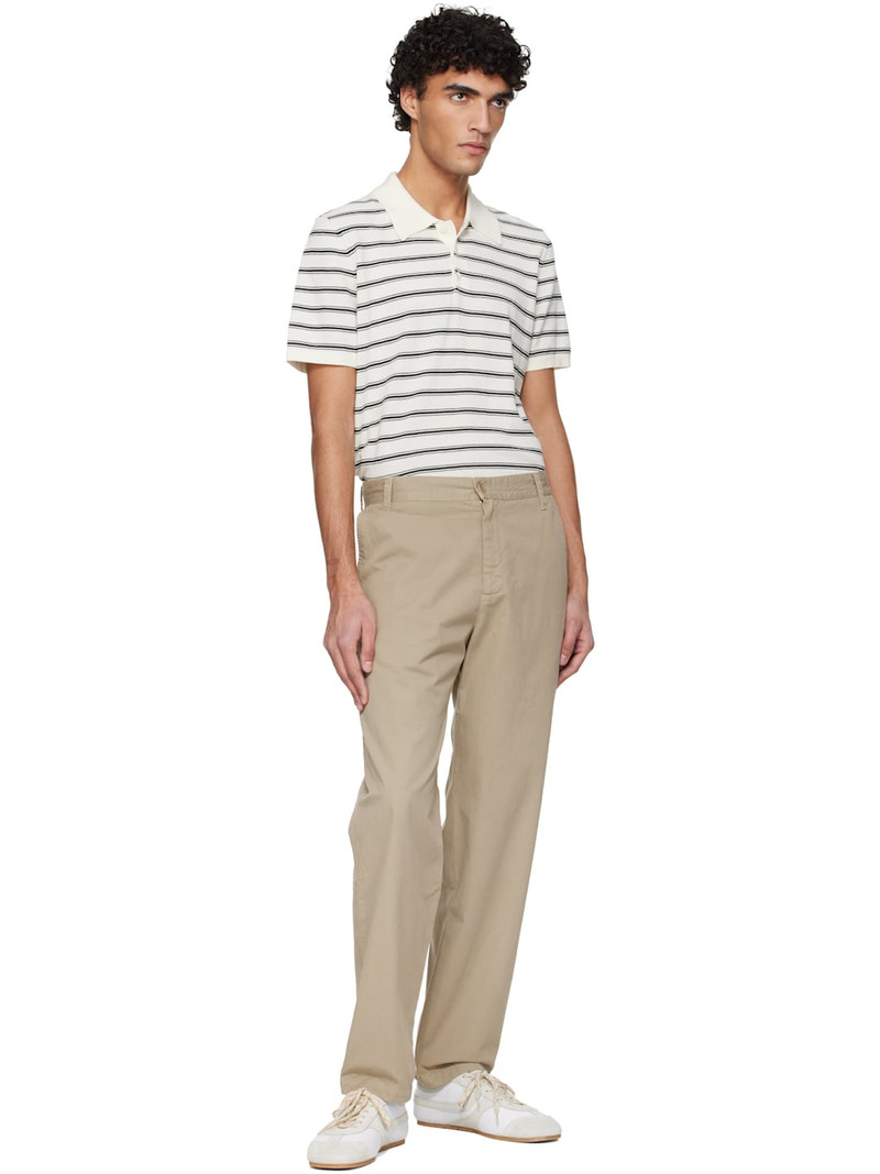 A.P.C. Beige Lawrence Trousers outlook
