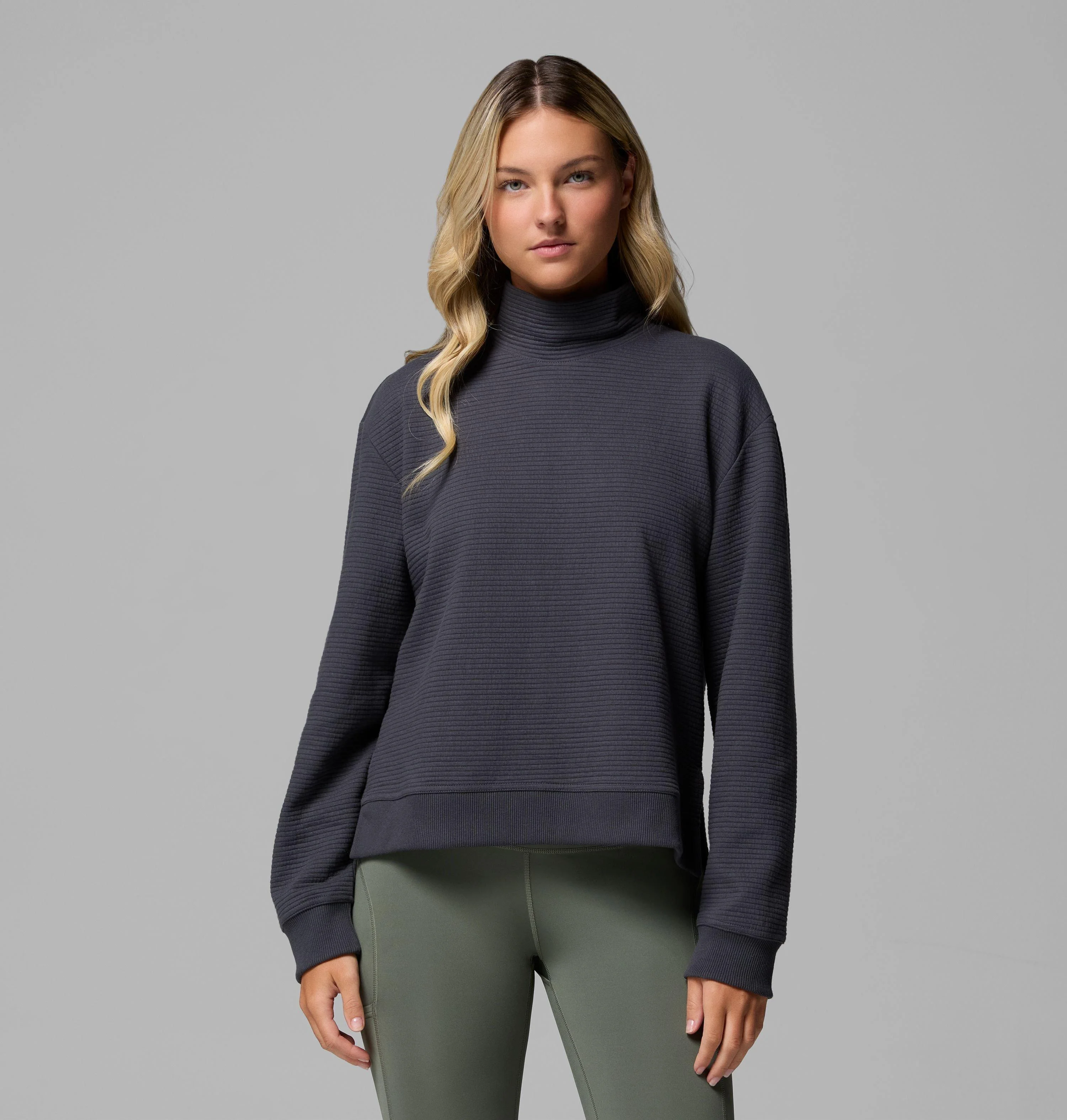 Women's PFG Open Water Mock Neck Long Sleeve Shirt - 1