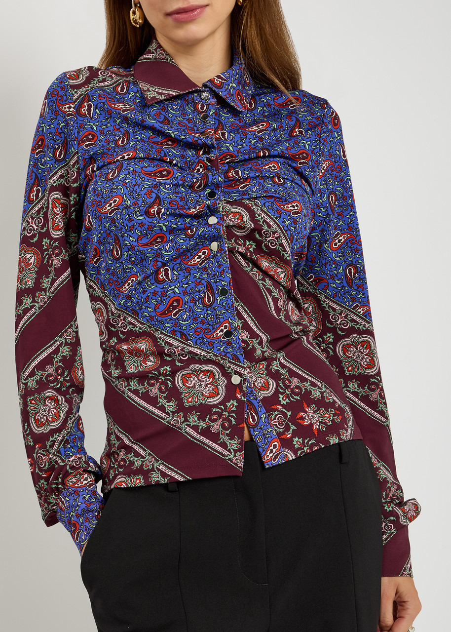 Rabanne Printed Stretch-jersey Shirt - 5