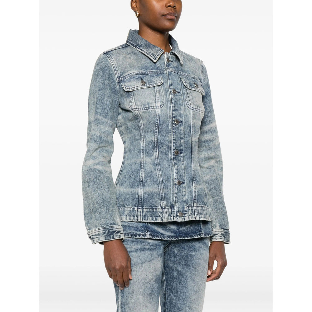 Diesel Blue Jackets - Denim Jackets Women - 2