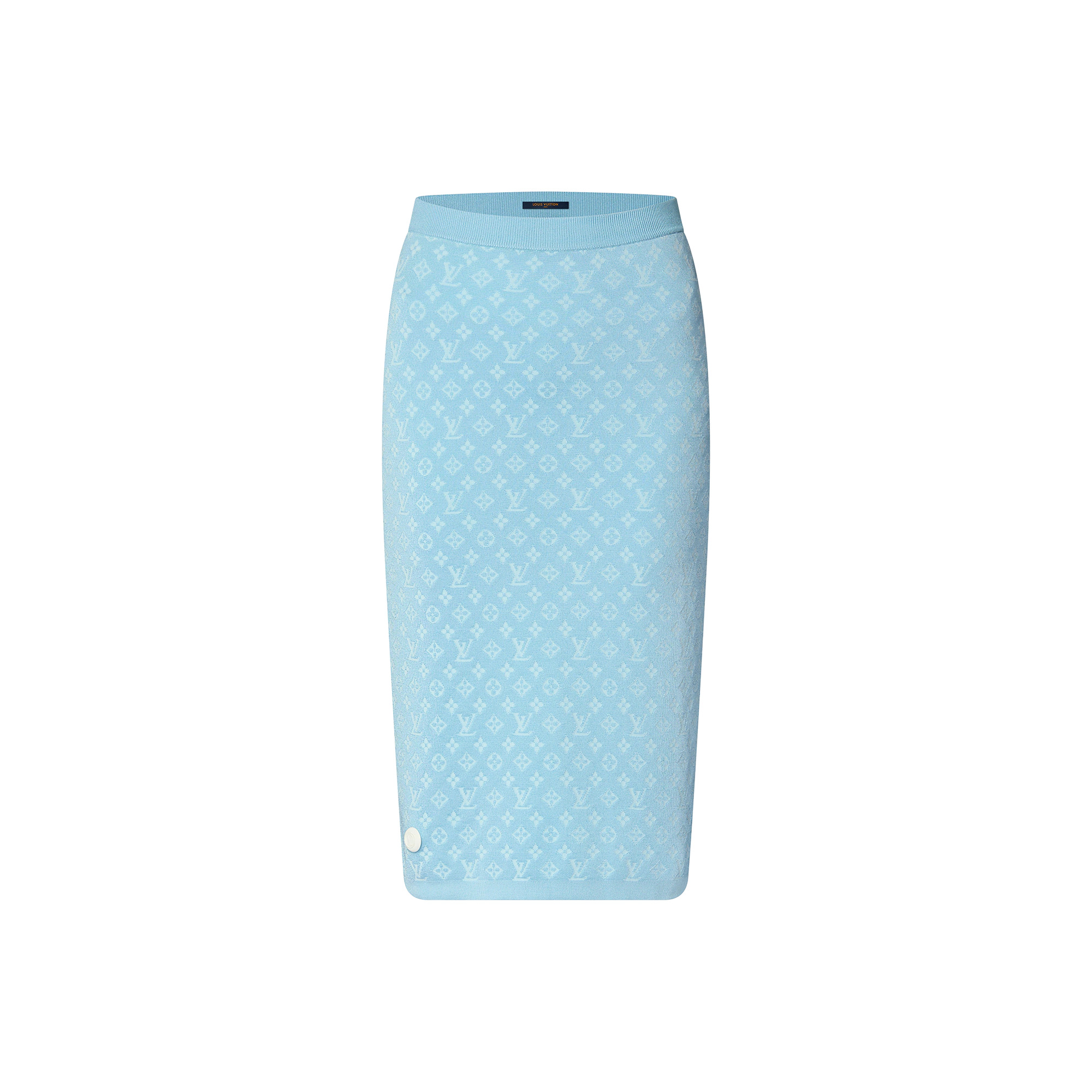 Monogram Jacquard Knit Skirt - 1