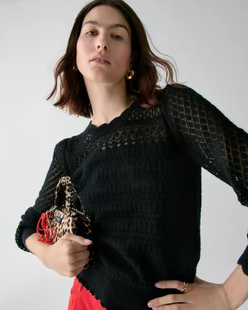 kate spade Pointelle Sweater outlook