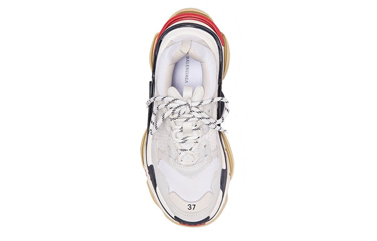 (WMNS) Balenciaga Triple S 'White Black Red' 2019 524037W09E19000 - 5