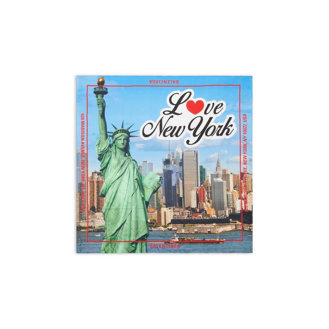 New York Scarf  in Indigo 1