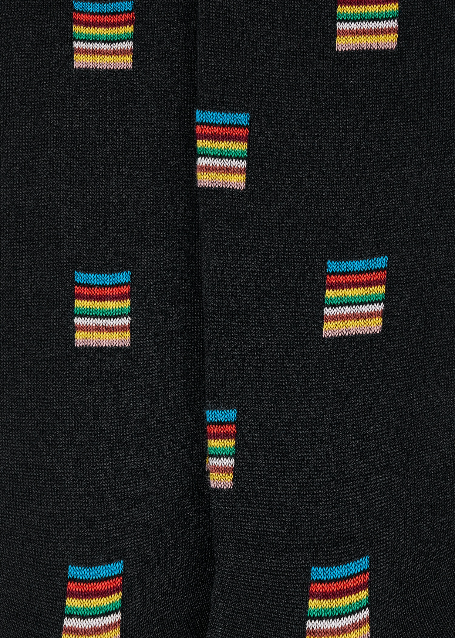 Black 'Signature Stripe' Square Socks 3