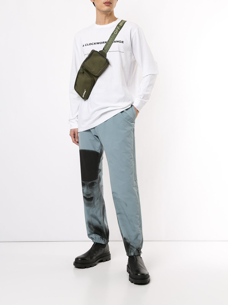 UNDERCOVER A Clockwork Orange print track pants outlook