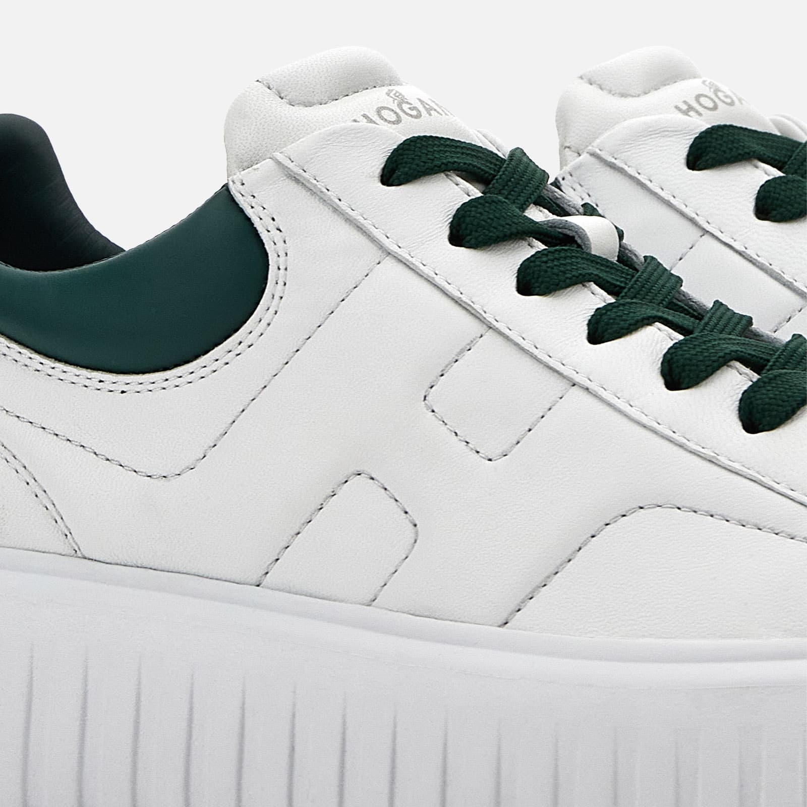 スニーカー HOGAN Men Sneakers HXM6010EH41T38 346 GREEN Sneakers Hogan H601 WHITE for Man HXM6010EH41QZB9M022K | Hogan