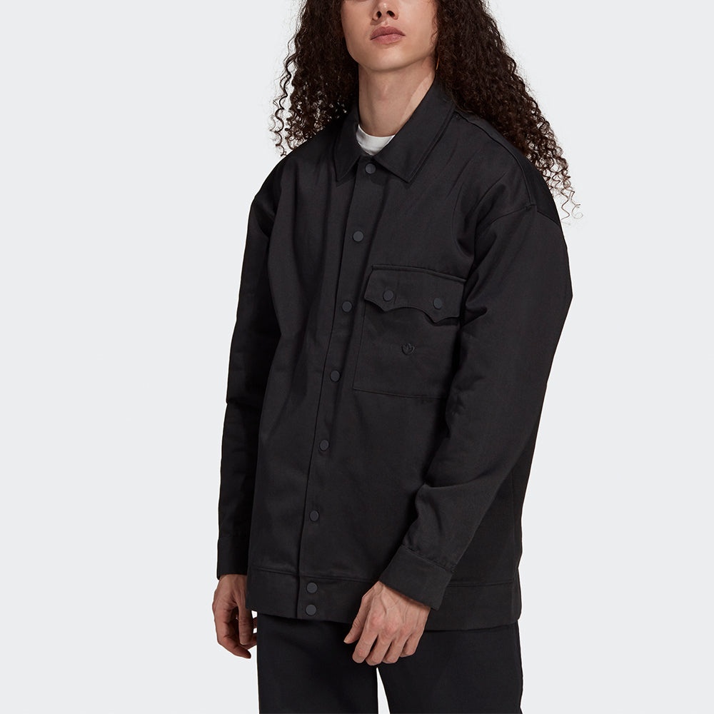 adidas originals C Twill Jkt Sports Jacket Black H11365 - 3