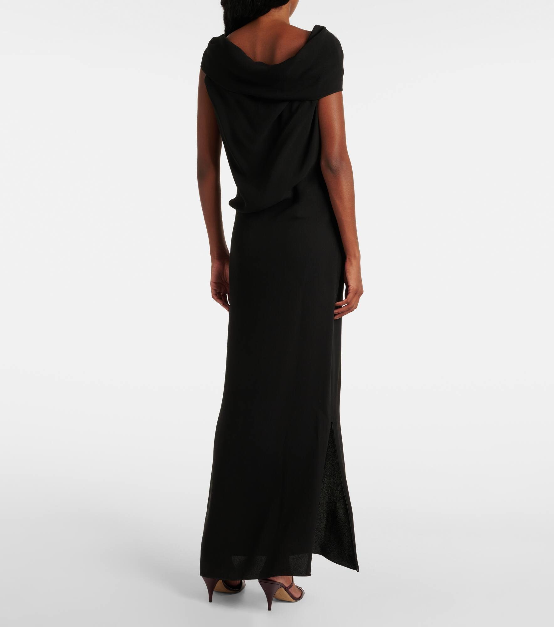 Nassau silk crêpe gown - 3