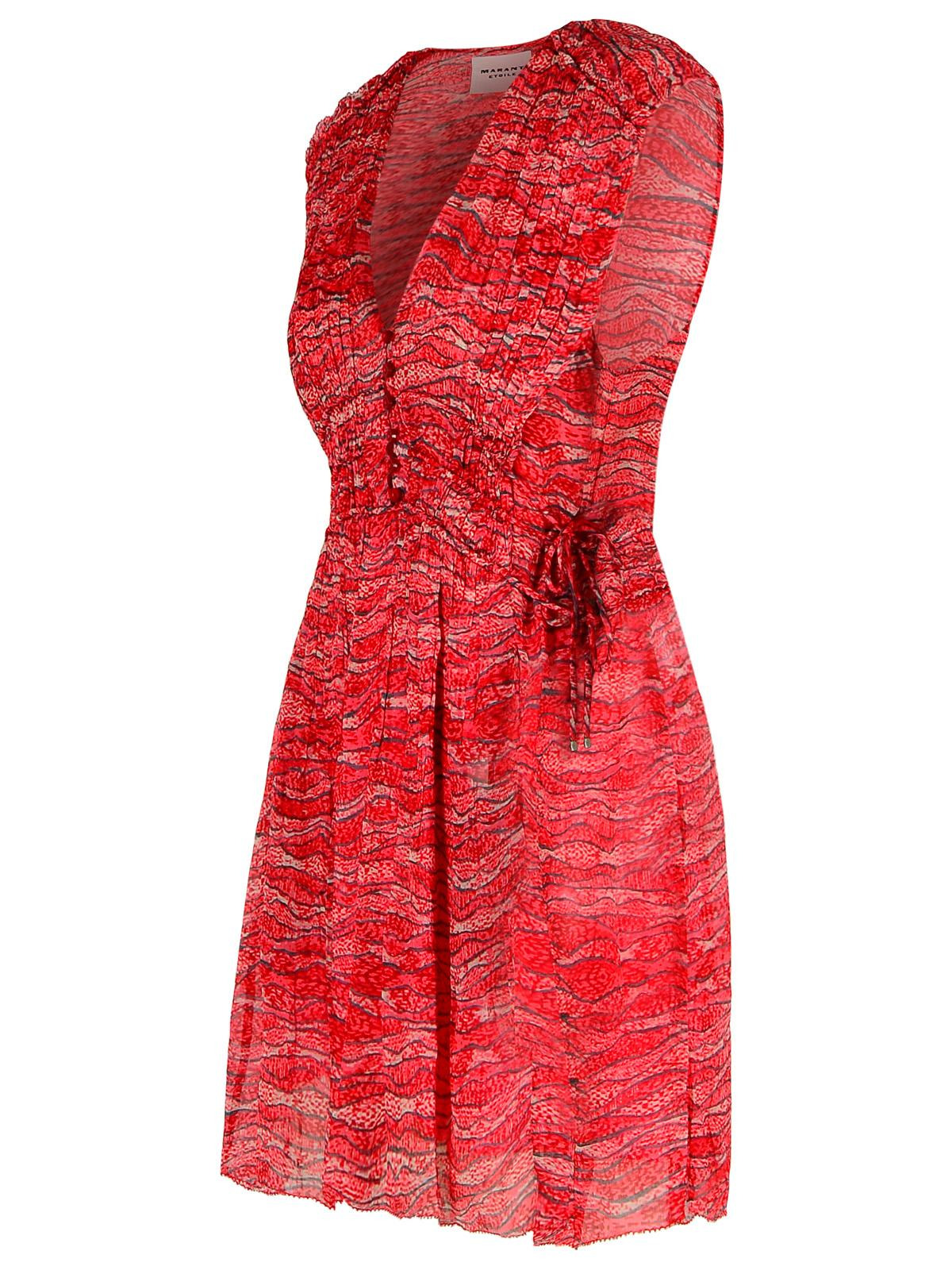 Isabel Marant Etoile 'Anawa' Red Viscose Dress Women - 2