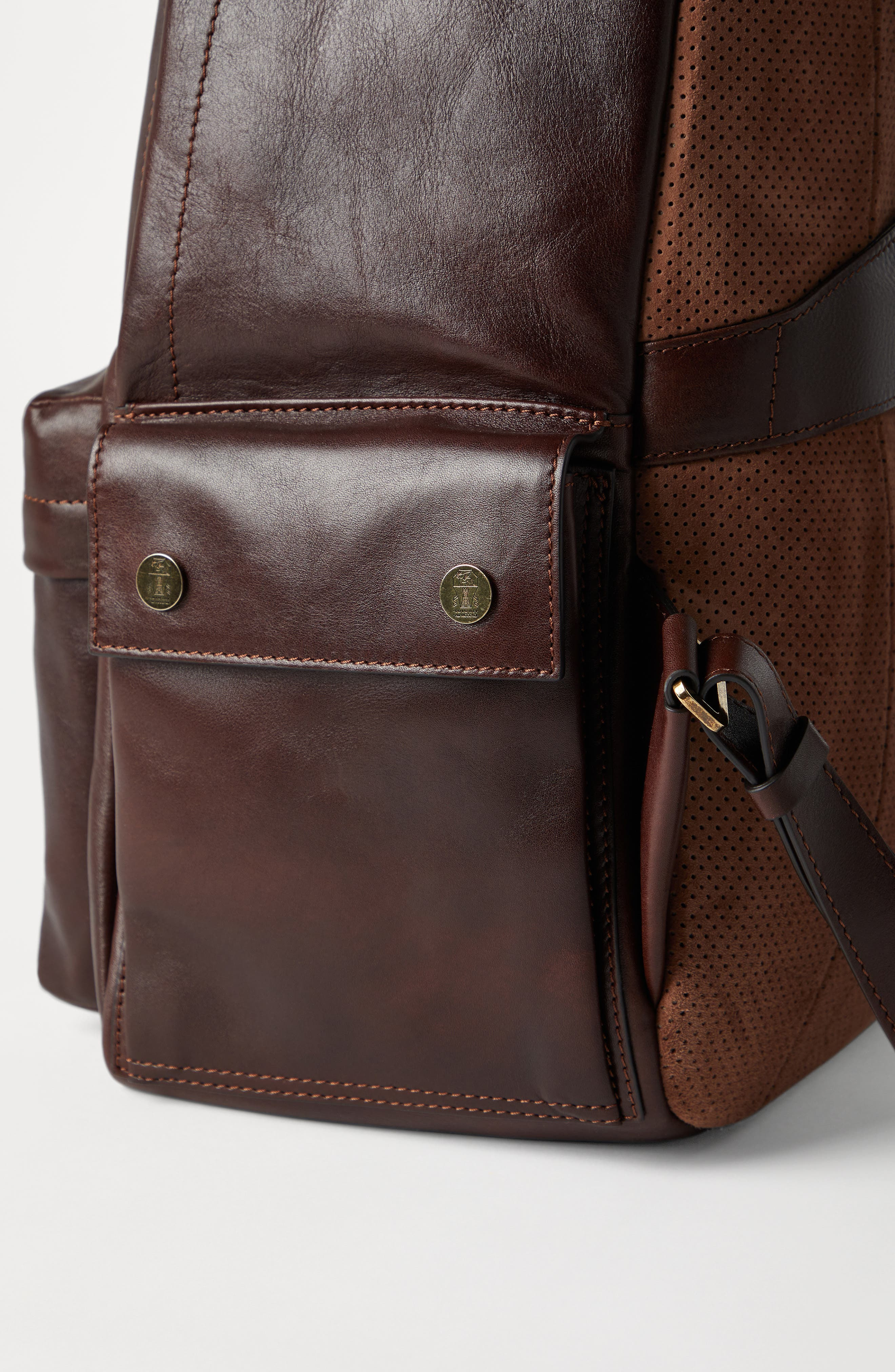 Brunello Cucinelli Calfskin backpack in Burgundy at Nordstrom - 4