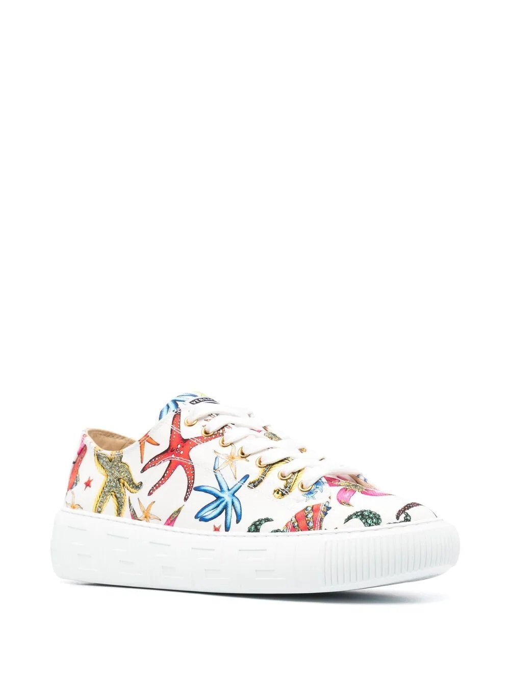 starfish-print sneakers - 2