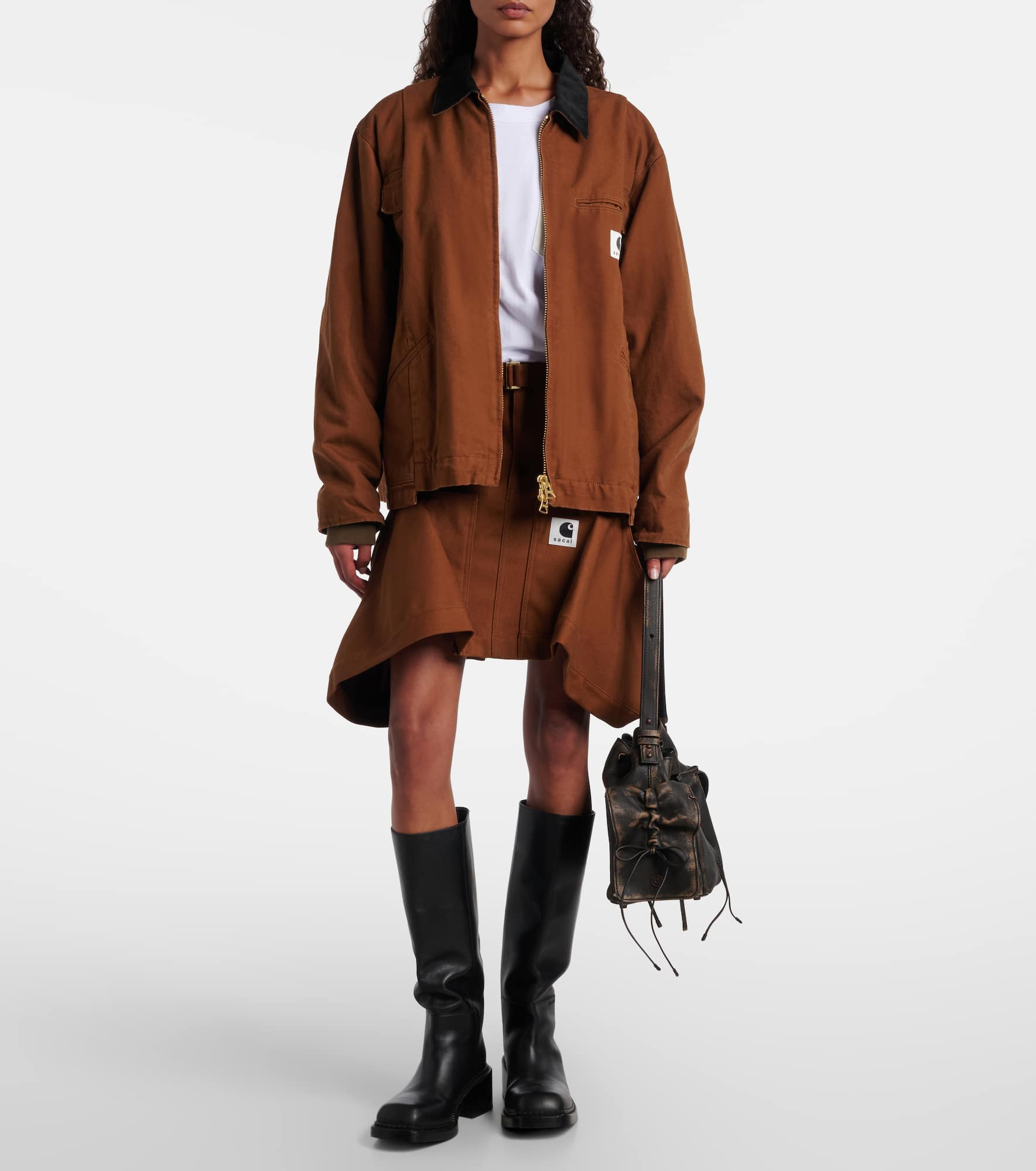 x Carhatt cotton canvas puffer jacket - 2