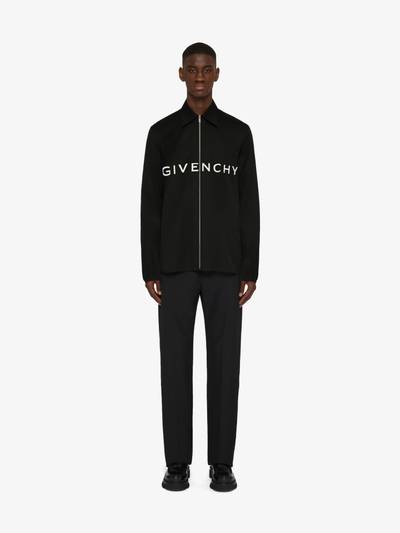 Givenchy GIVENCHY BOXY FIT SHIRT IN POPLIN outlook