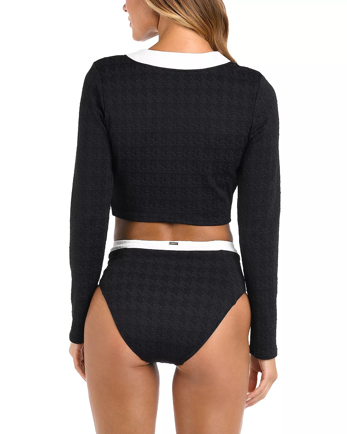 Adaline Color Blocked Swim Cover-Up Cardigan - 4