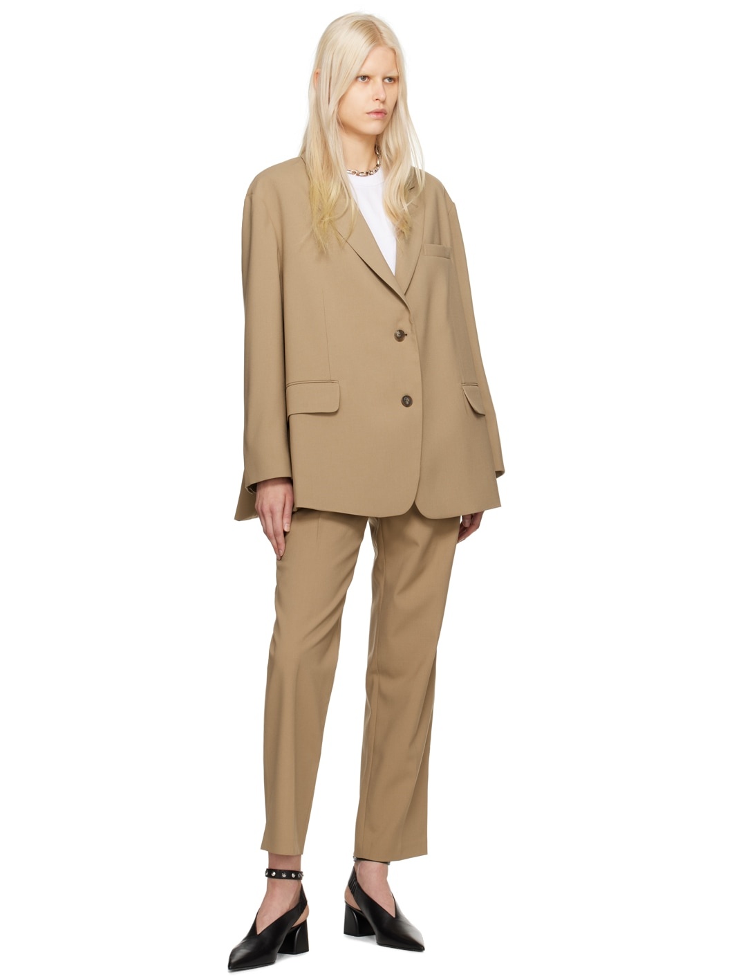 Tan Bea Trousers - 4