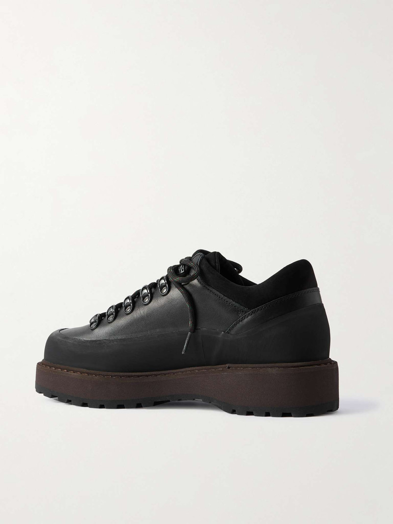 Cornaro Gomma Rubber and Suede-Trimmed Full Grain-Leather Sneakers 4
