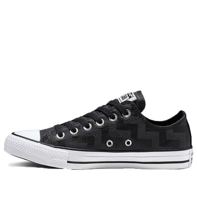 (WMNS) Converse Chuck Taylor All Star Low Top Canvas 'Black White' 565437C - 1