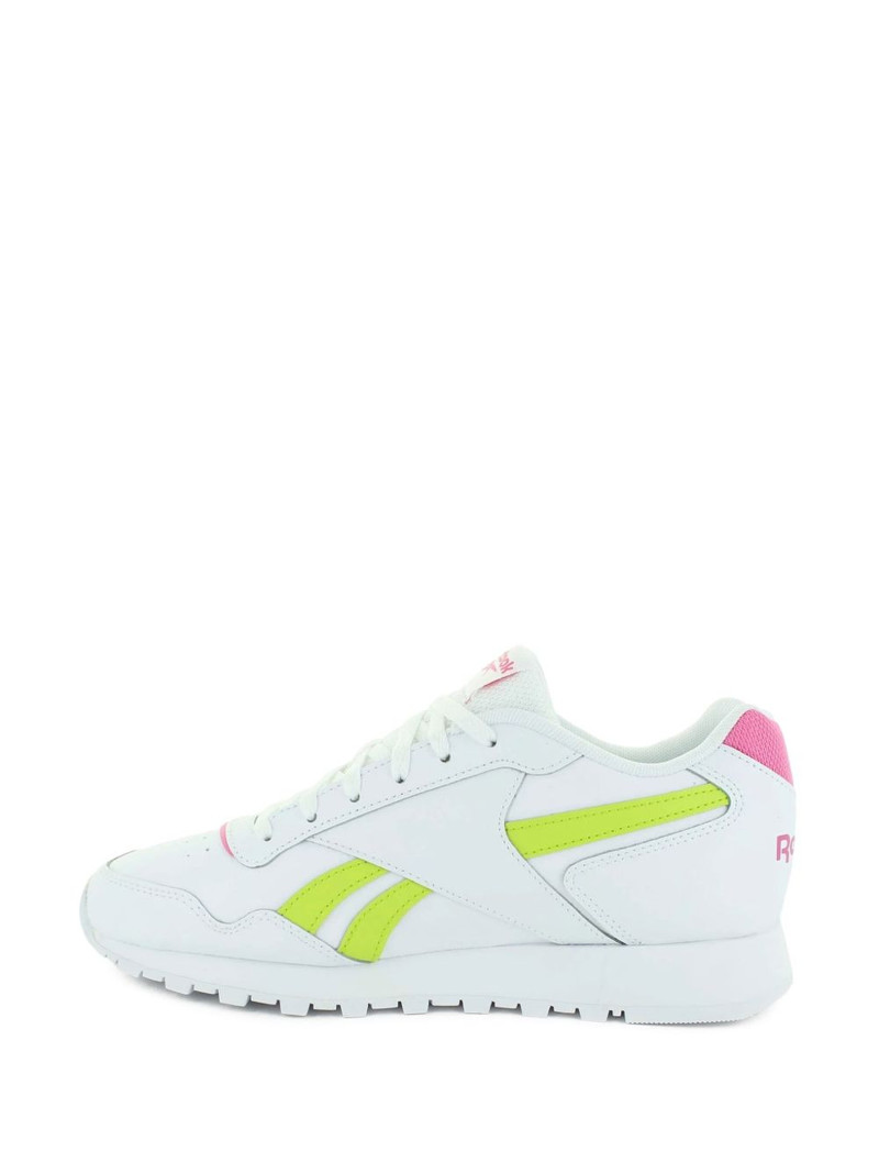 Reebok Glide "White/True Pink/Acid Yellow" sneakers outlook