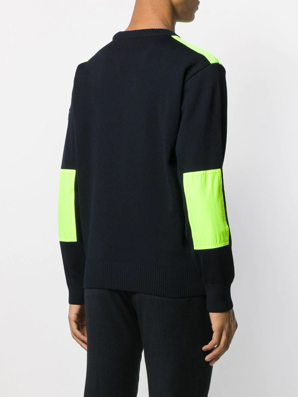 contrast panels jumper  - 4