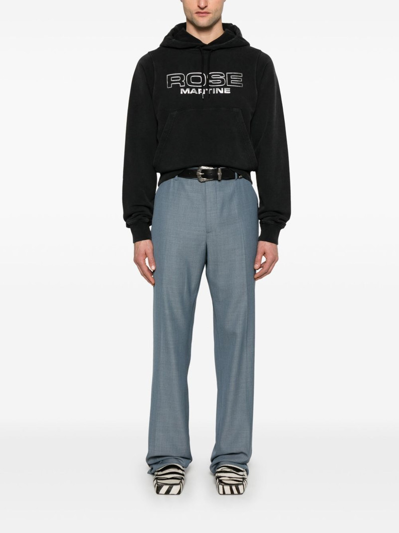 Martine Rose raised-logo hoodie outlook