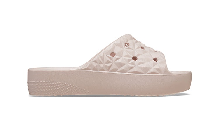 (WMNS) Crocs Classic Platform Slides 'Pink' 209564-6UR - 2