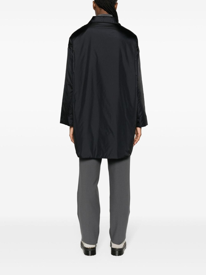 buttoned-up padded trench coat 4