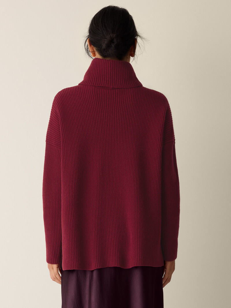 Recycled Wool Cashmere Turtleneck Top 4