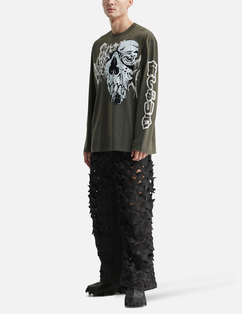 LU'U DAN TORN FEAR LONG SLEEVE T-SHIRT outlook