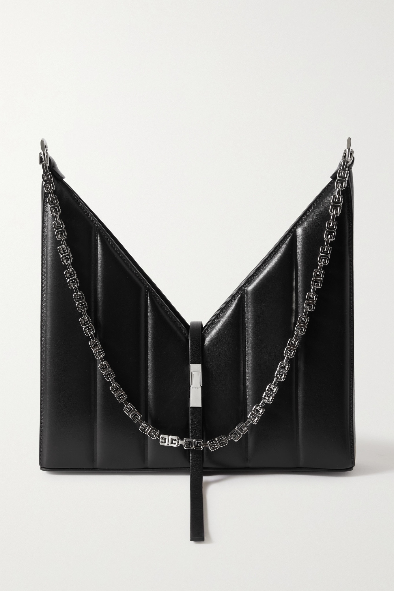 Cut Out small leather shoulder bag - 1