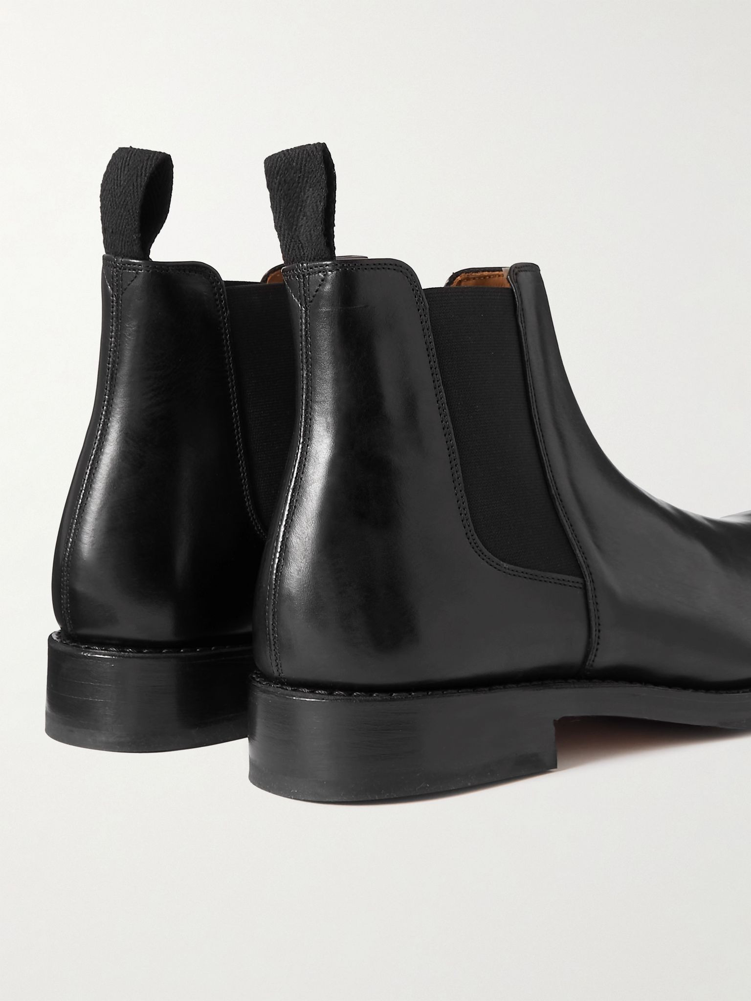 Declan Leather Chelsea Boots Black - 4