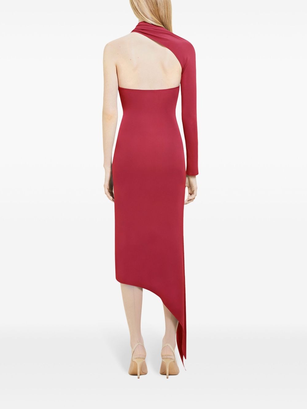 Slash crepe maxi dress - 3