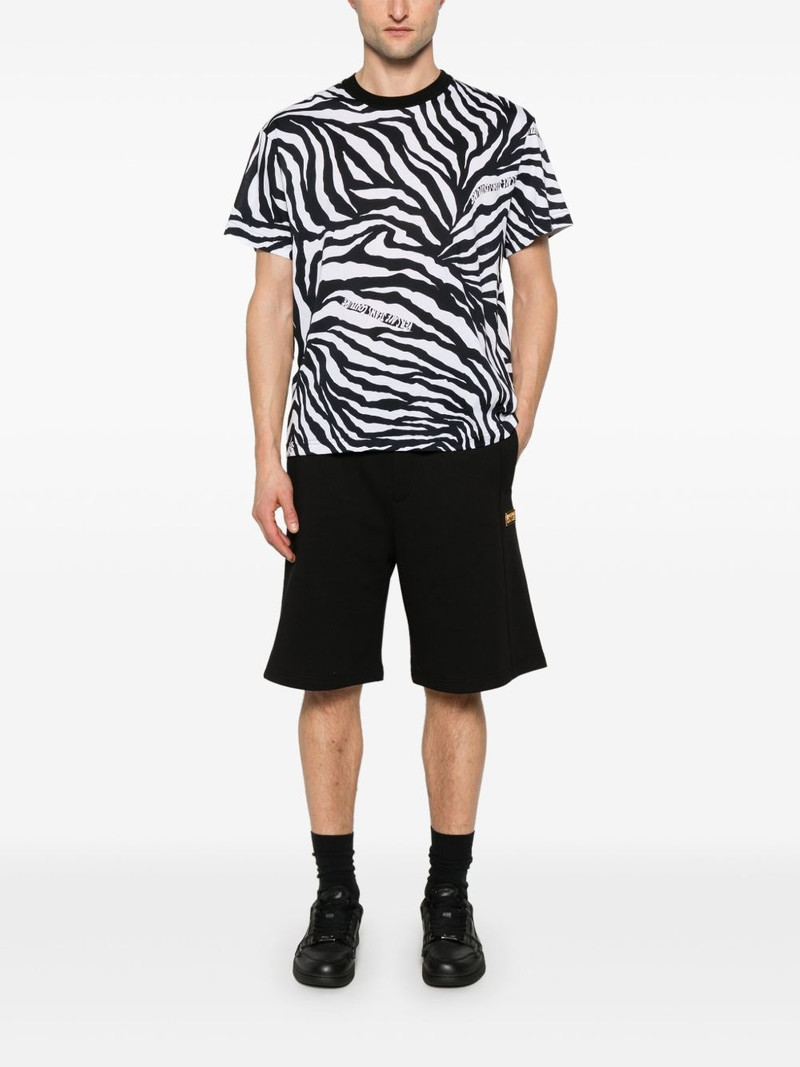 VERSACE JEANS COUTURE zebra-print T-shirt outlook