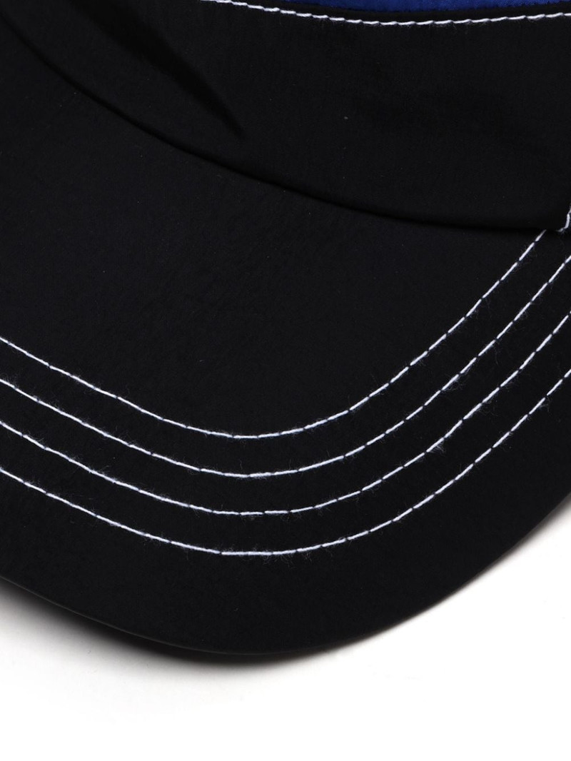 colour-block panelled cap 5
