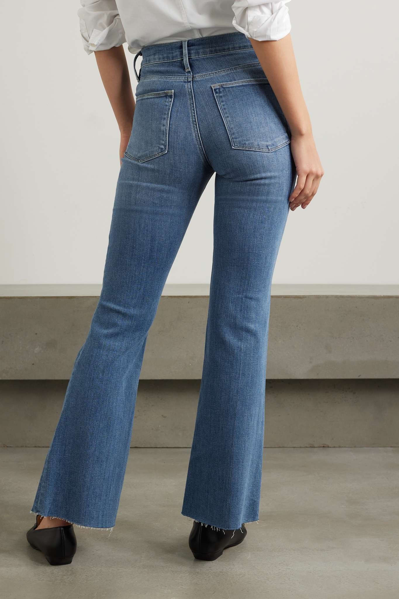 Le Easy Flare frayed jeans - 4