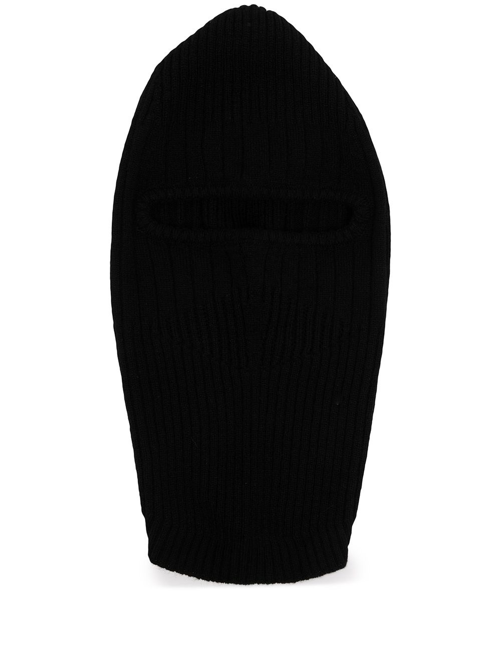 ribbed-knit cashmere balaclava - 1