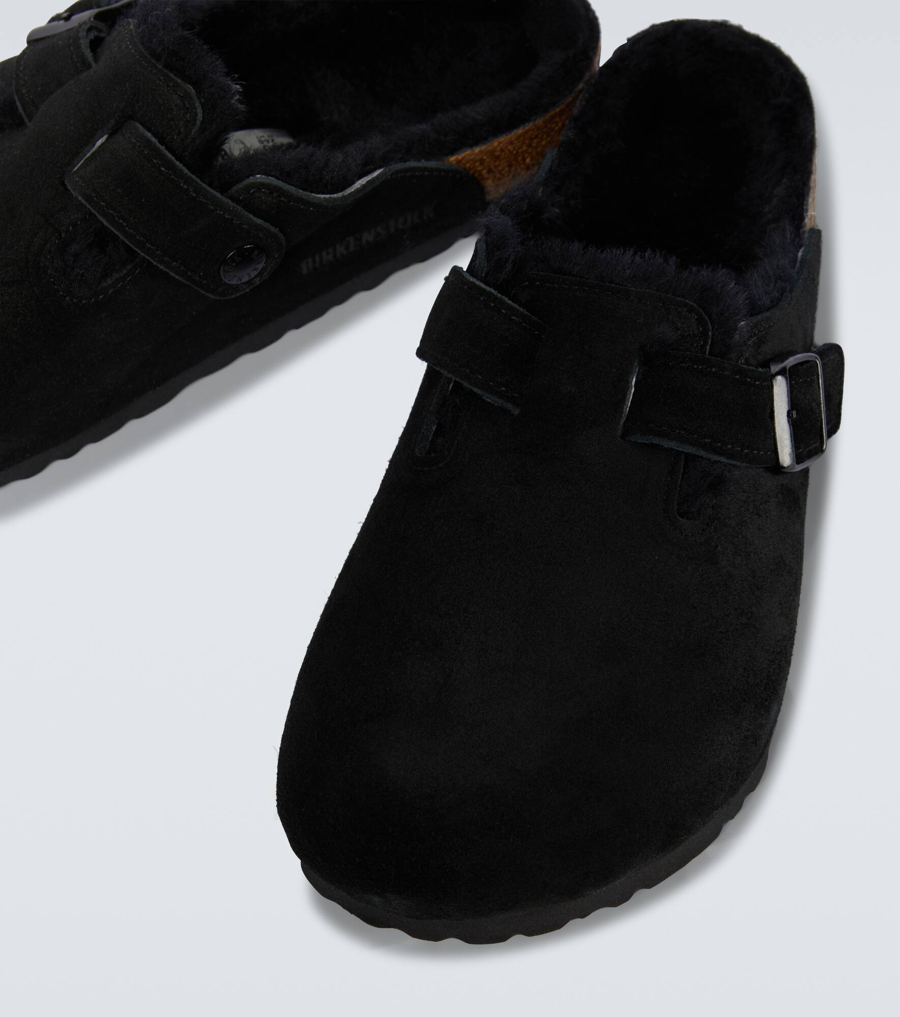 Boston suede clogs - 3