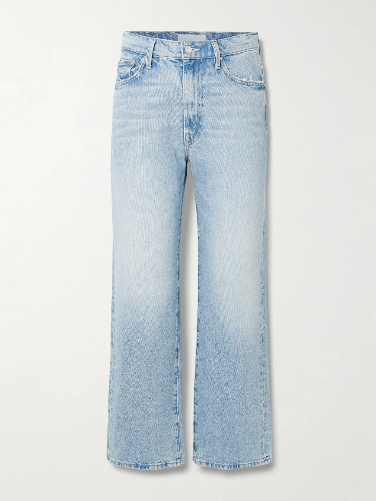 The Rambler Zip Flood High-rise Straight-leg Jeans - 1