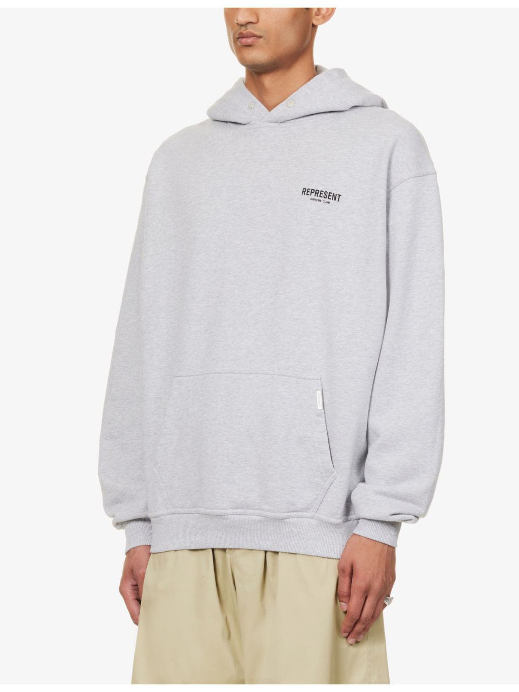 Owners' Club graphic-print relaxed-fit cotton-jersey hoody - 3